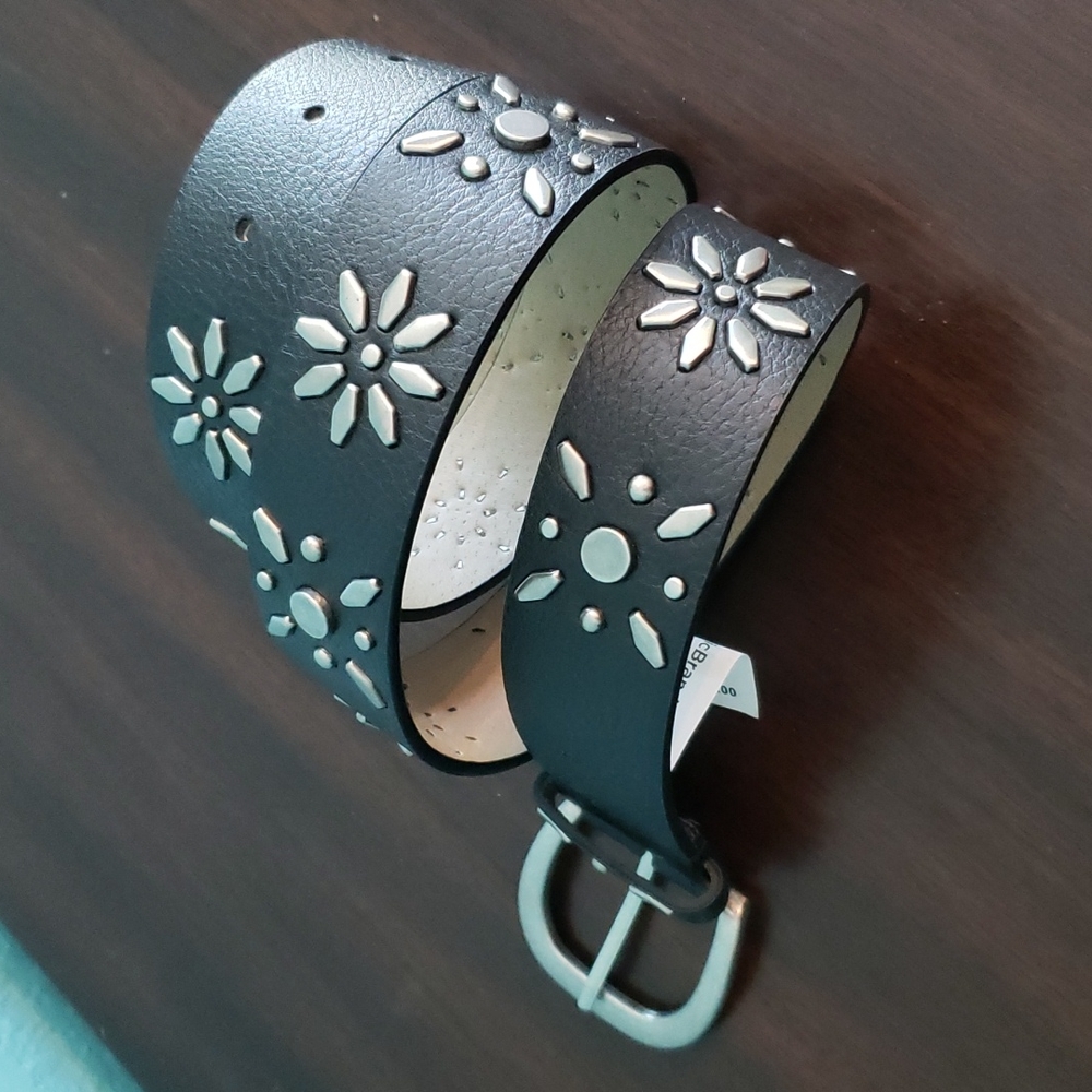 Relic vegan/stud belt / M